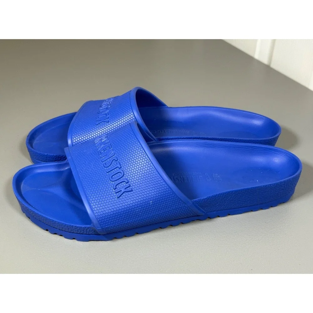 Birkenstock Barbados EVA Slides Men's 13 EU 46 Ultra Blue Beach Casual Shower